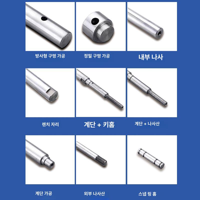 원형 강철막대 산업용 매끄러운 솔리드 직경 길이 샤프트 가공용 로드 고체 봉 모델용 - 상세 이미지 3