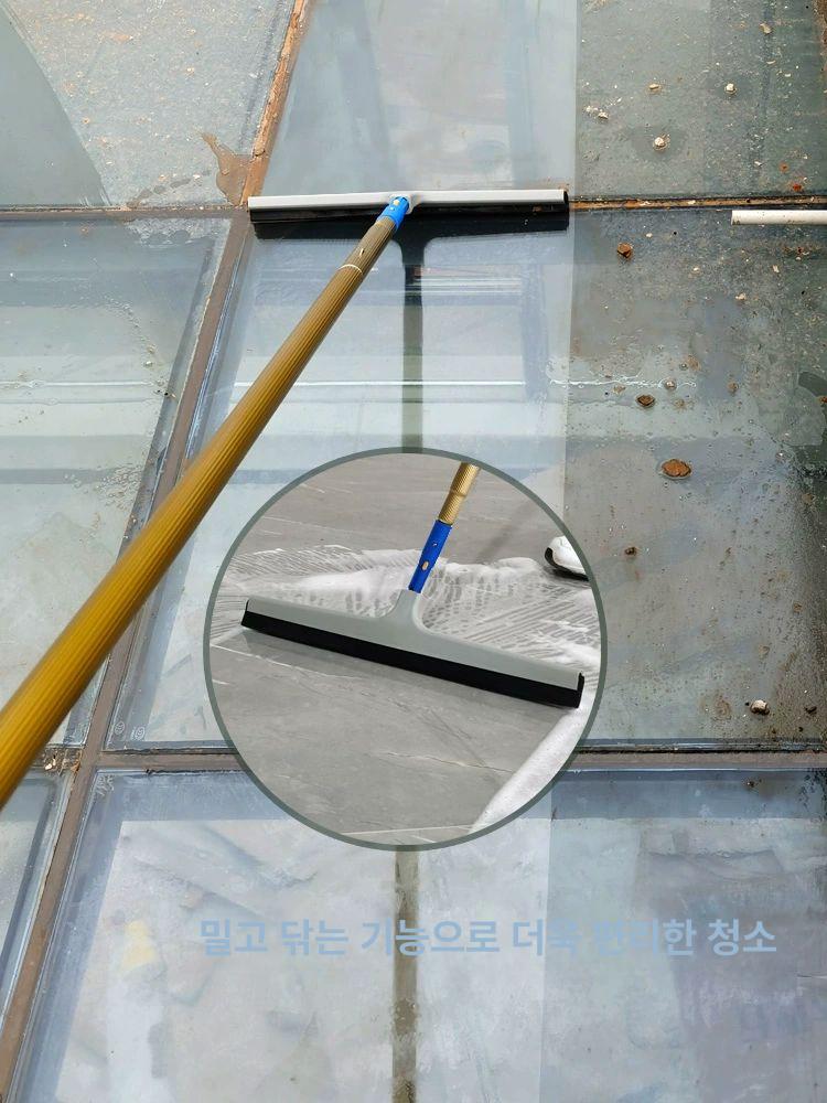 스퀴지 창문닦이 연장봉 고층 물기제거 유리창 도구 밀대 세척 아파트 유리창닦이 빌딩 - 상세 이미지 4