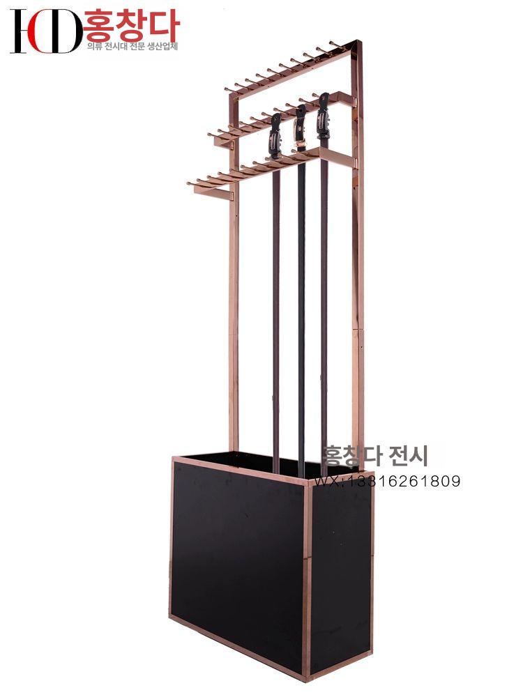 벨트 진열대 전시 매장용 회전식 업소용 스카프 랙 철제 걸이 매대 행거 거치대 기본구성 - 상세 이미지 4