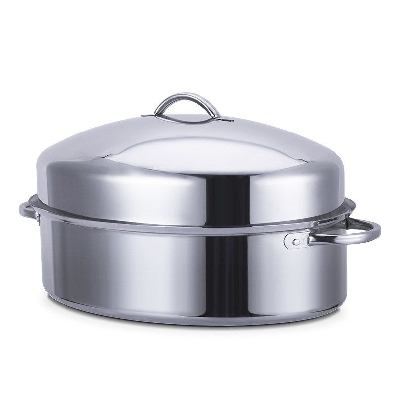 대형생선찜기 냄비 해산물 주방 대형 통생선찜 스텐 킹크랩 업소용 찜기 만두 급식소 타원형 - 상세 이미지 5