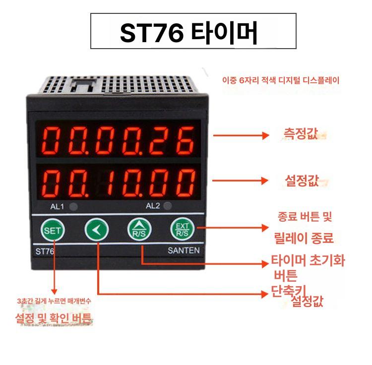 패널타입 타이머 디지털 자동화 컨트롤러 통신 길이측정모듈 제어모듈 계측장비 자동화제어기 - 상세 이미지 2