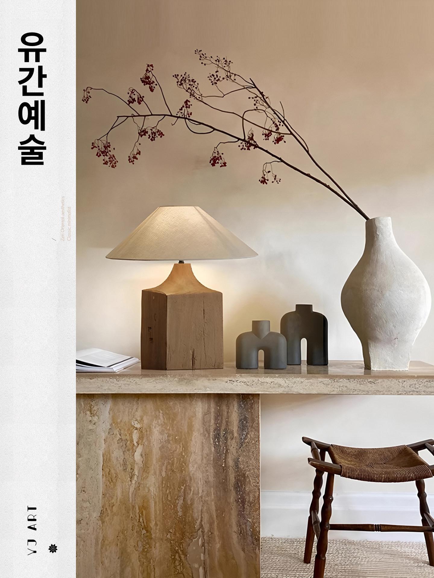 원목 디스플레이 장식품 나무 다이 우드 소품 꽂꽂이 전시대 인테리어 키 스탠드 선반 - 상세 이미지 2