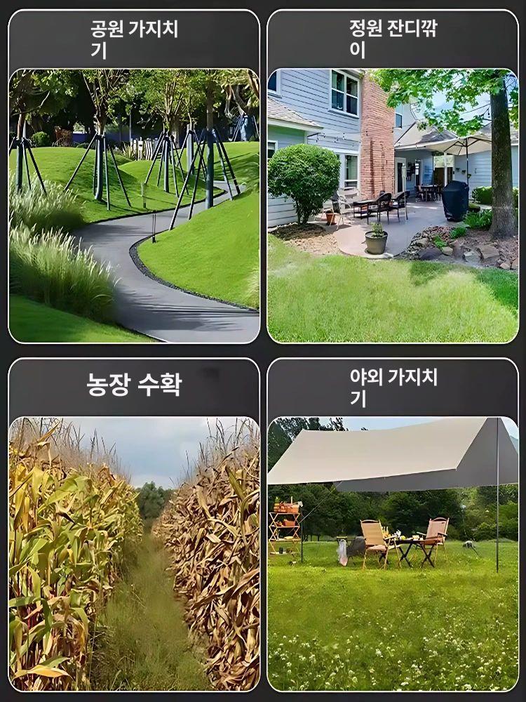 무선 전동잔디깍기 소형 가정용 깎기 전기 정원 기계 잔디깎이 원예용 - 상세 이미지 3