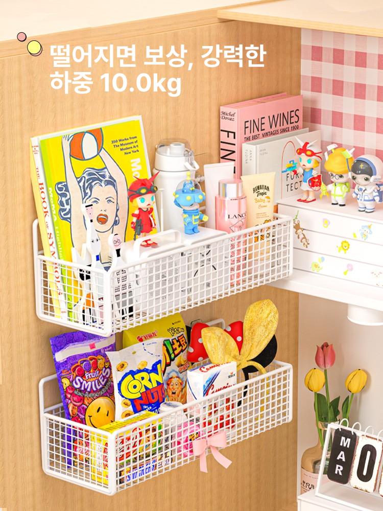 벽에 선반대 수납용 화장실 욕실 수납대 강력하중 지지력 강력한 - 상세 이미지 4