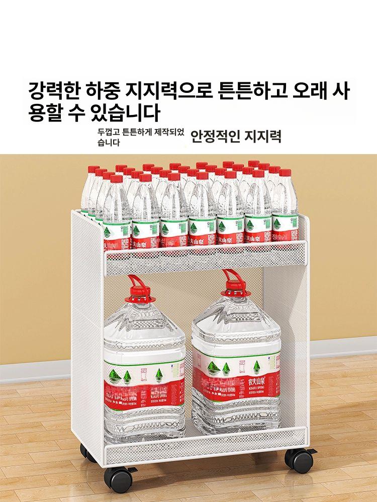 정리함 책상밑수납 틈새 낮은 선반 보관함 수납장 서랍장 다용도 책 정리대 - 상세 이미지 5
