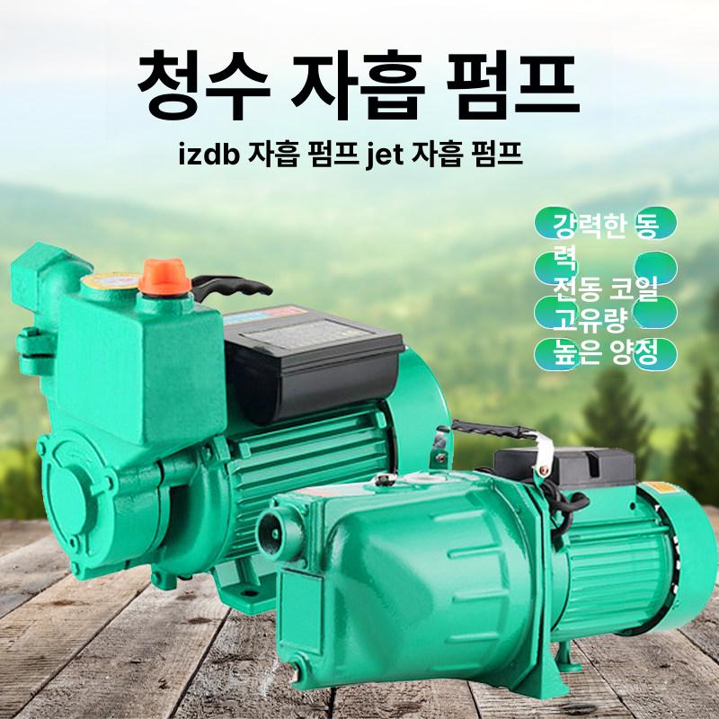 농업용 원예용 지하수 자동 워터펌프 수압 가압 모터 펌프 자흡펌프 - 상세 이미지 3