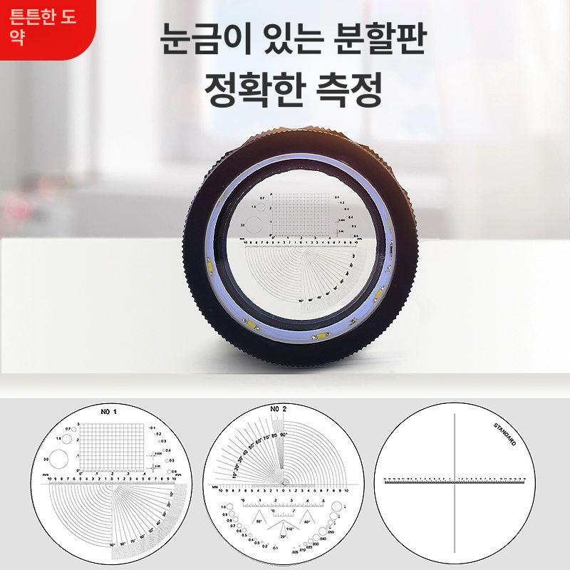 원통 미세확대경 노안 휴대용돋보기 작업용 관찰 미세작업 고배율 루페 보석 수리용 - 상세 이미지 3
