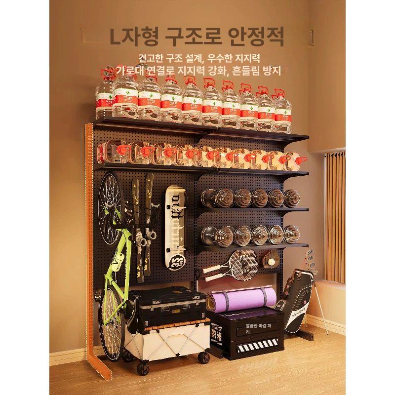 다목적 이동식 선반 철판 책상 타공 악세사리 거치대 스탠드 수납 - 상세 이미지 4