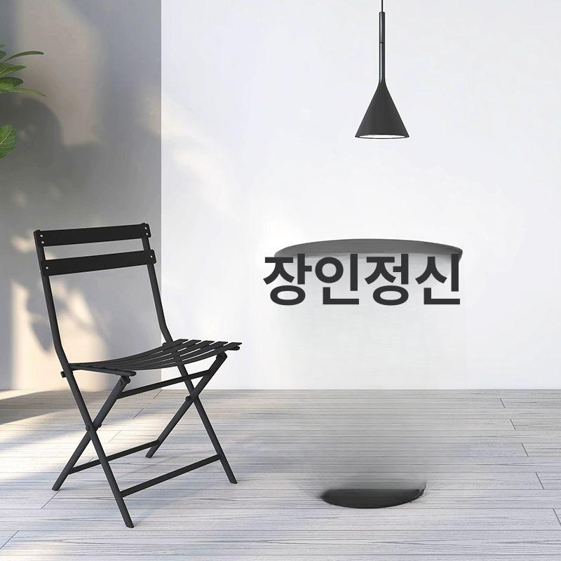 스탠딩 홈바 탁자 업소용 거실 펍 높이 매트블랙 클럽 다이닝 베란다 원형바테이블 - 상세 이미지 3