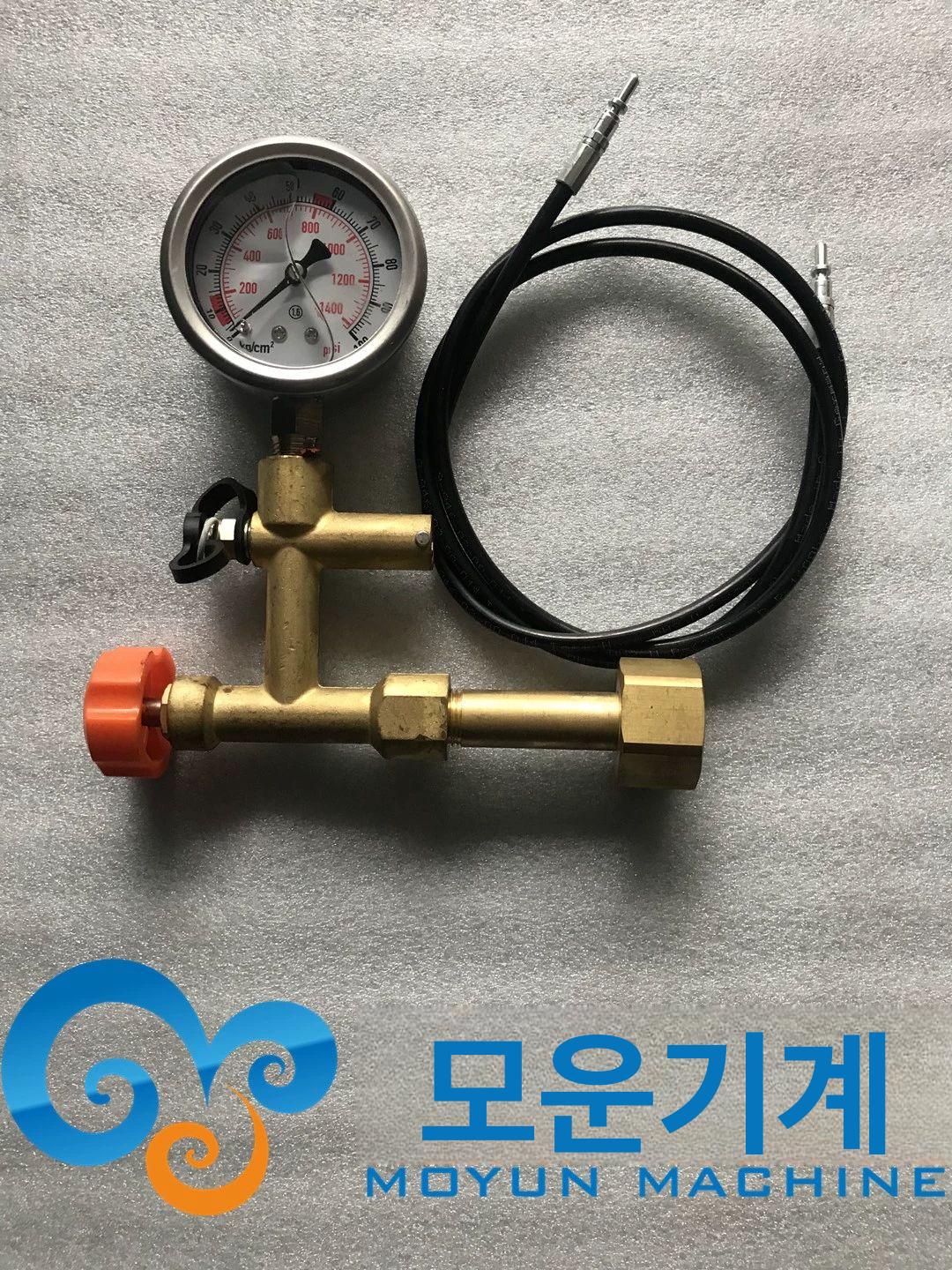 유압 압력계 테스터 가스충전 진공 디지털 측정기 수압계 어댑터 압력게이지 커넥터 - 상세 이미지 2