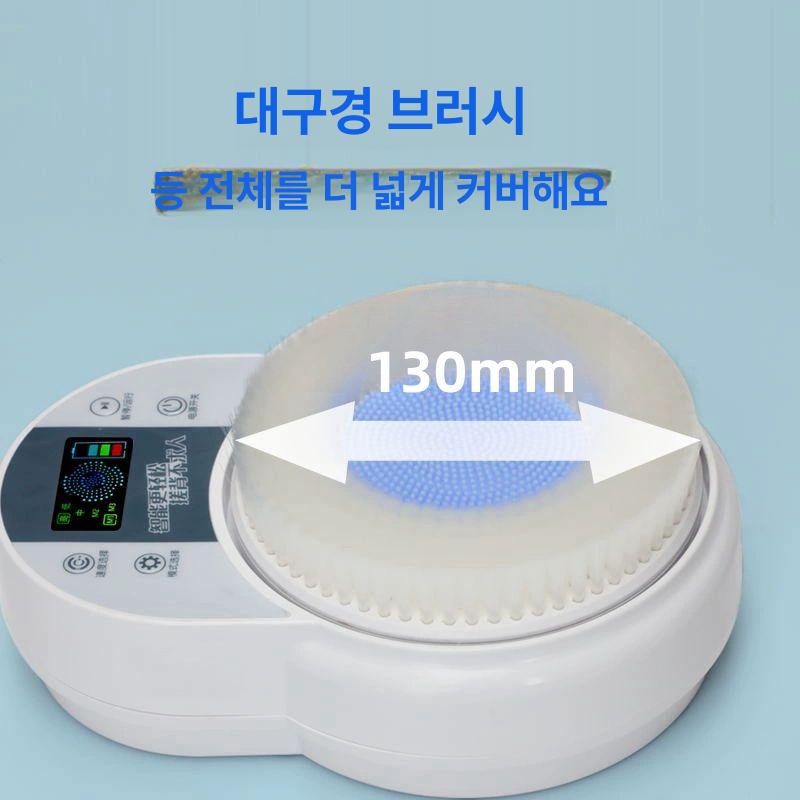 회전식 등때밀이 전동 바디 브러시 마사지 솔 목욕용 셀프 클리닝 도구 - 상세 이미지 4