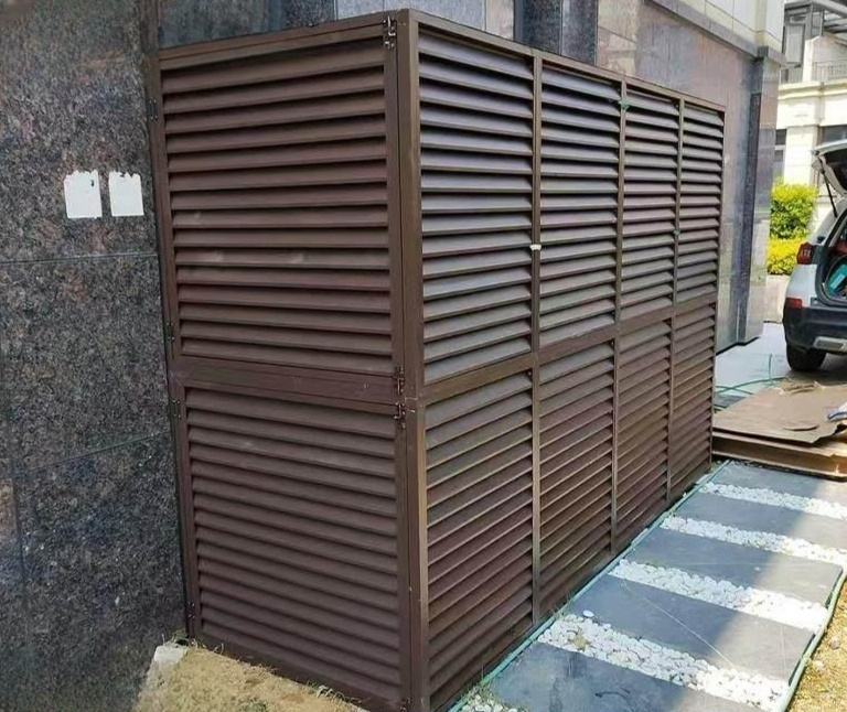 실외기커버 에어컨 실외 보호 차양막 햇빛 빗물 차단 통풍 냉난방 5마력 방수 - 상품 이미지