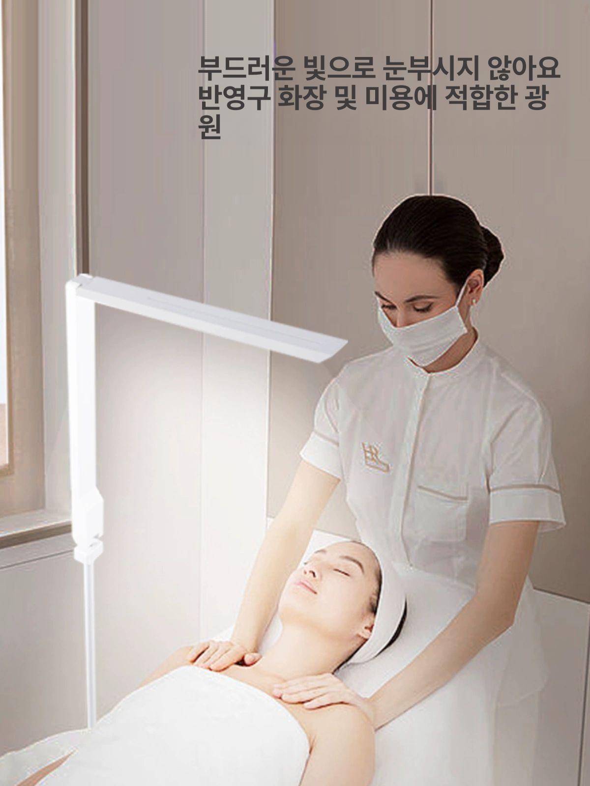 미용실 스탠드 조명 뷰티 램프 반영구 속눈썹 네일아트 타투 플로어 조각 - 상세 이미지 2