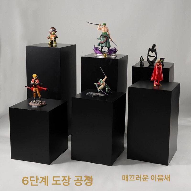 블랙 전시다이 디스플레이 철제 거치대 전시대 전시좌대 소품받침대 촬영소품 - 상세 이미지 2