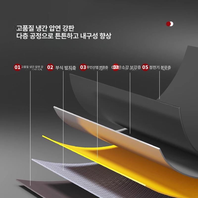 철제 이동식공구함 서랍 툴박스 부품 공구대 수납대차 캐비닛 바퀴달린 수납함 휠 - 상세 이미지 3