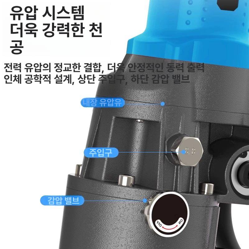 휴대용 앵글 전동펀칭기 구멍뚫기 유압펀칭기 전기유압 판금 펀치 구멍뚫는기계 - 상세 이미지 4