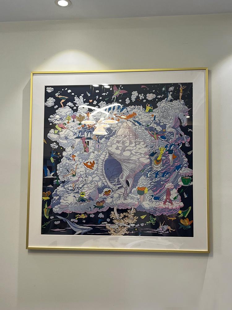 벽걸이 인테리어액자 초대형 고급 빈티지 유화 캔버스 그림 레트로 가로 - 상세 이미지 2