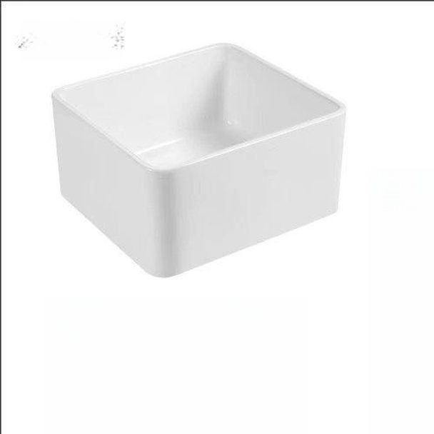 싱크볼 도기 사각 세면대 주방 원형 카페 씽크볼 인테리어 사각볼 화장실 소형 탕비실 - 상품 이미지