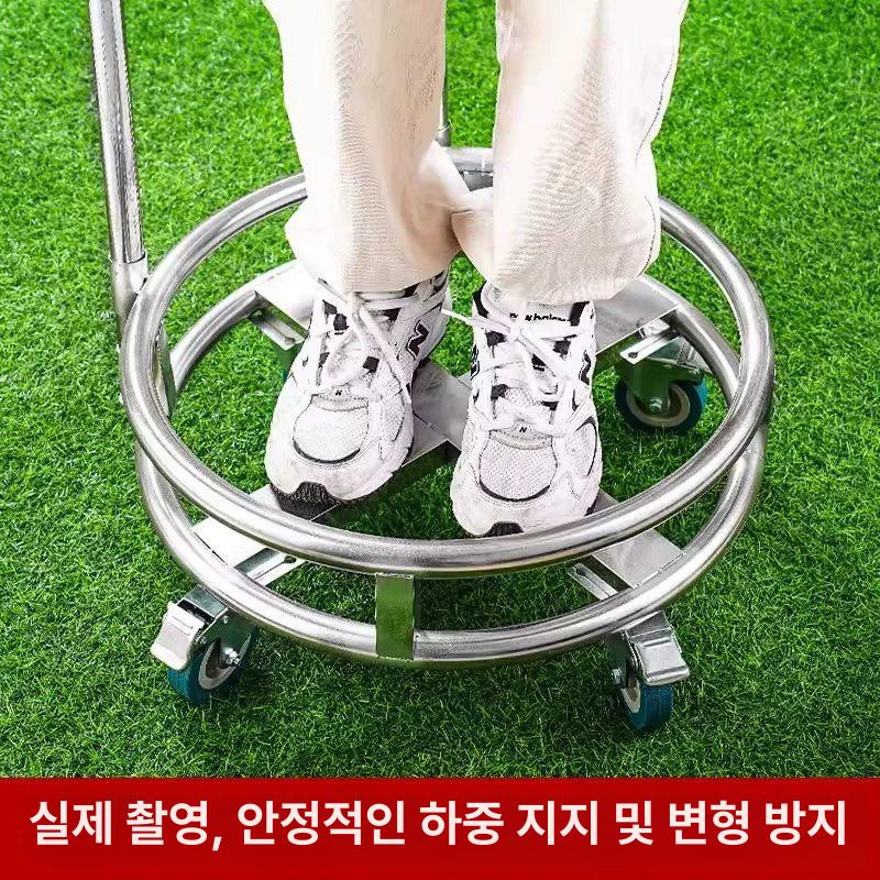 스텐 육수통 대차 끌차 운반카 이동 구르마 들통 수레 국통 양동이 업소용 냄비 대용량 - 상세 이미지 5