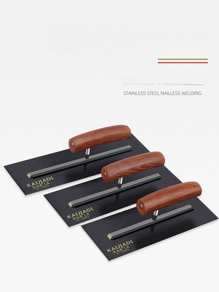 흙손 미장칼 미장공구 수지고대 퍼티작업 쇠손 콘크리트 유럽미장 작업용 시트라인 - 상품 이미지