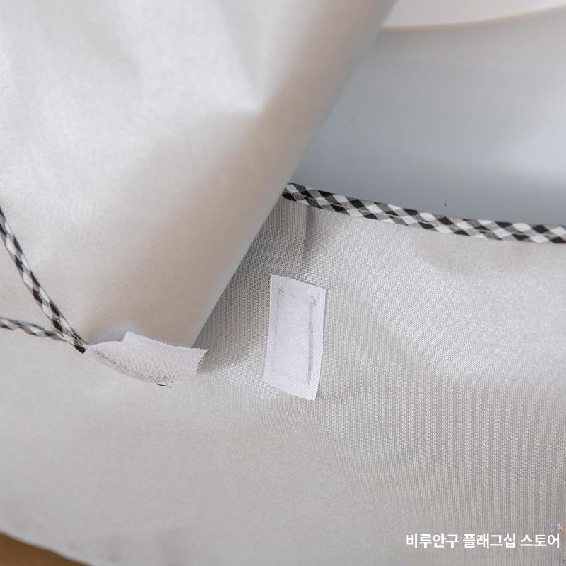 가리개 자외선 먼지방지커버 오염방지 세탁기덮개 통돌이 패턴 매트 포켓 다용도덮개 - 상세 이미지 3