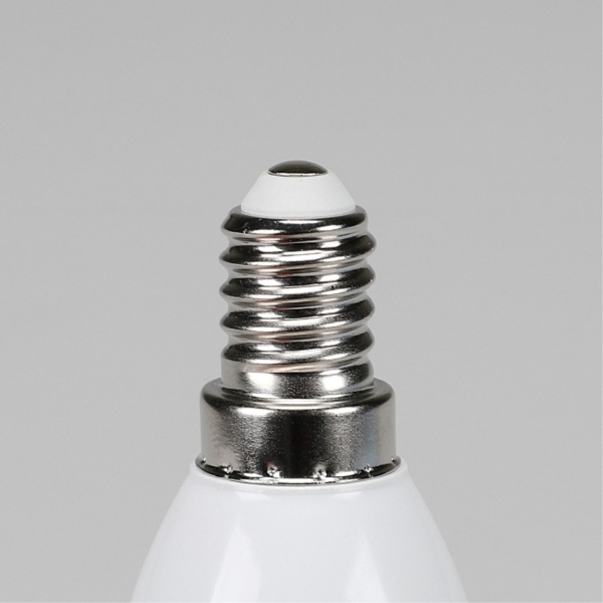 LED 촛대구 불투명 5W E14 주광색 6500K 촛불 꼬마 전구 램프 데이타임 - 상세 이미지 5