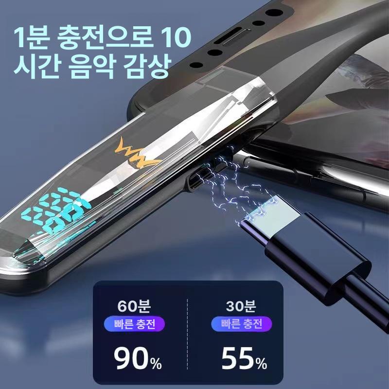 무선 이어폰 헤드폰 핸즈프리 러닝 스포츠 호환 헤드셋 이어버드 골전도 통화 오픈형 - 상세 이미지 3