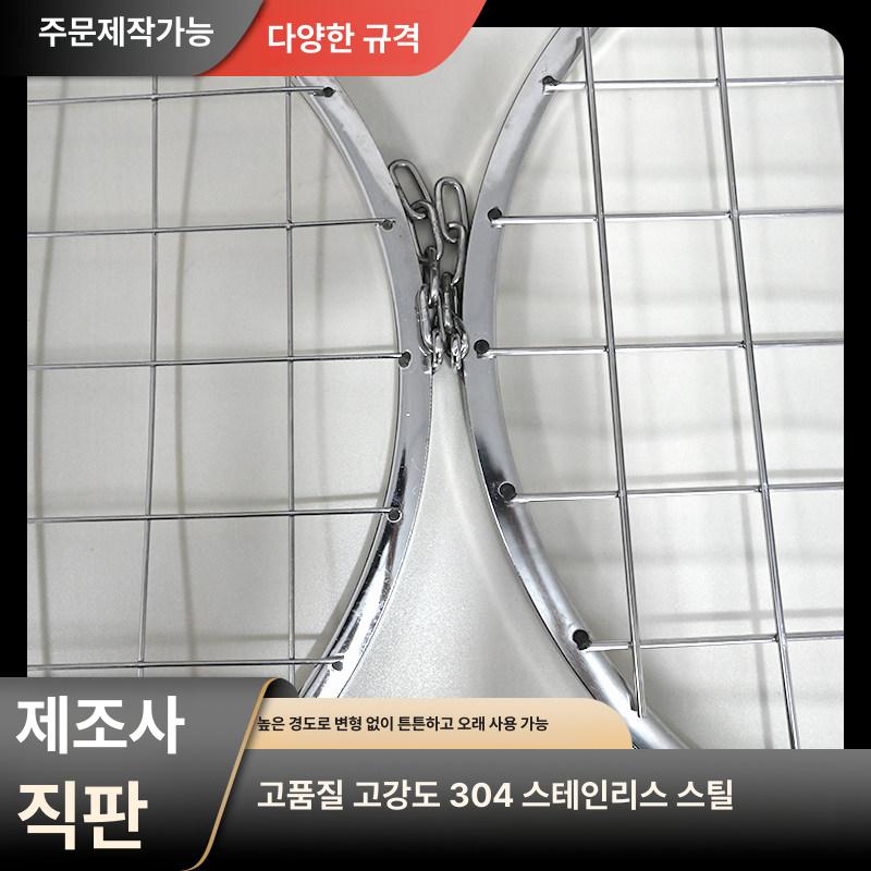 낙하방지망 맨홀망 안전 작업장 보호망 그물 덮개 원형 발판 맨홀뚜껑 장치 - 상세 이미지 4