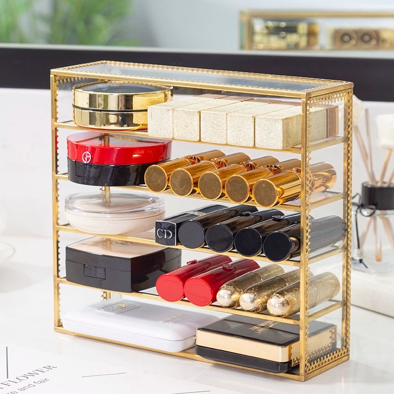 쿠션 정리함 박스 서랍형 선반 화장대 케이스 메이크업 아크릴 보관 화장품수납 - 상세 이미지 4