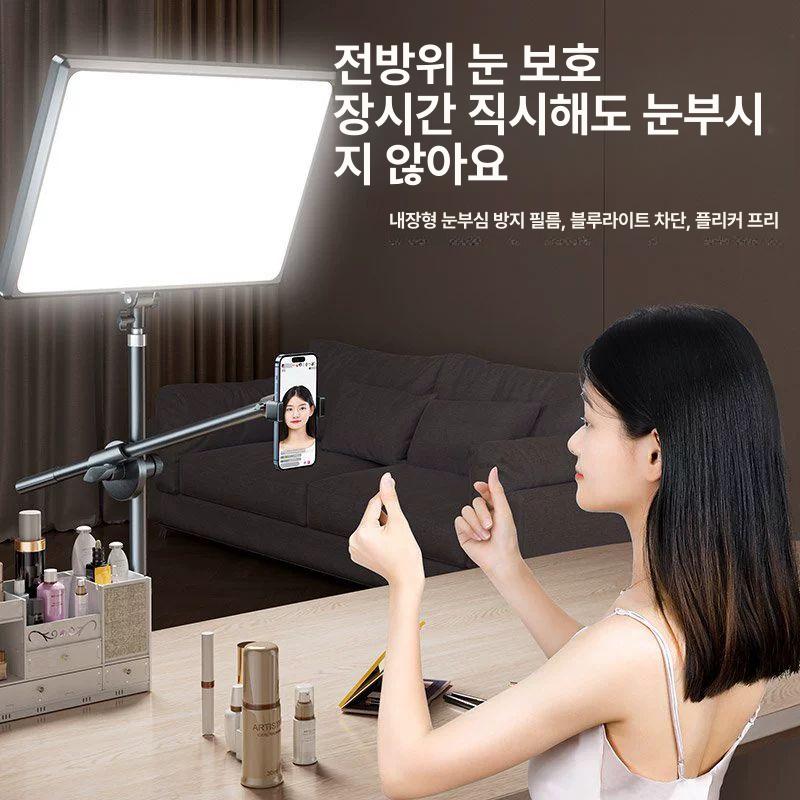 촬영 스탠드 데스크탑 삼각대 방송용 링라이트 라이브 지속광 개인방송조명 영상 - 상세 이미지 3
