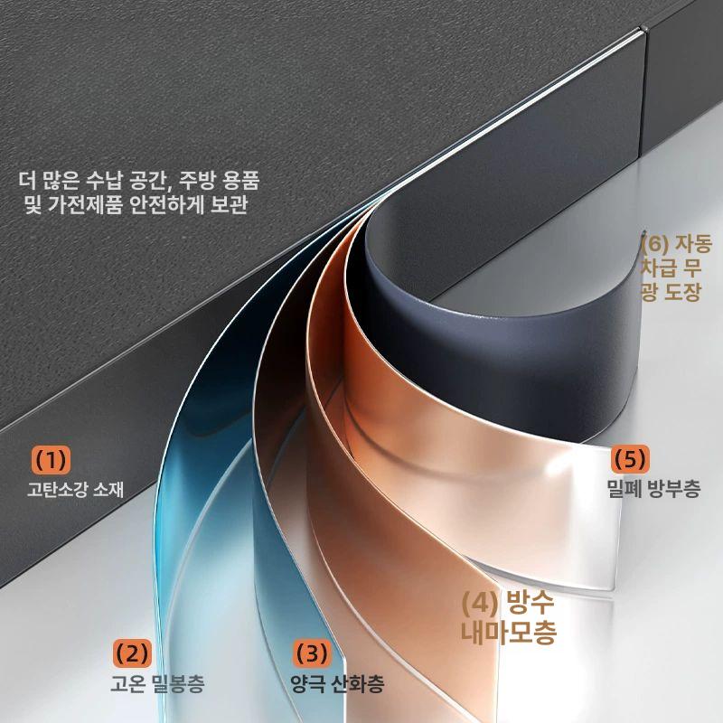 주방 수납장 찻장 커피장 상부장 장식장 그릇장 다용도 카페장 인테리어 정리대 - 상세 이미지 5