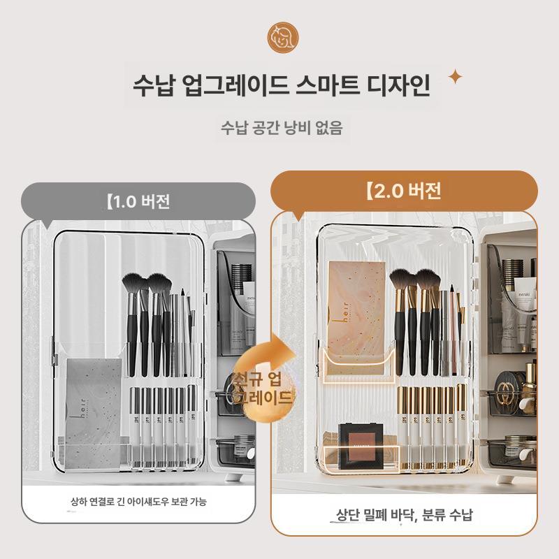 대량 화장품정리함 럭셔리 정리대 오픈형 화장대수납 오거나이저 악세사리보관함 서랍 - 상세 이미지 3