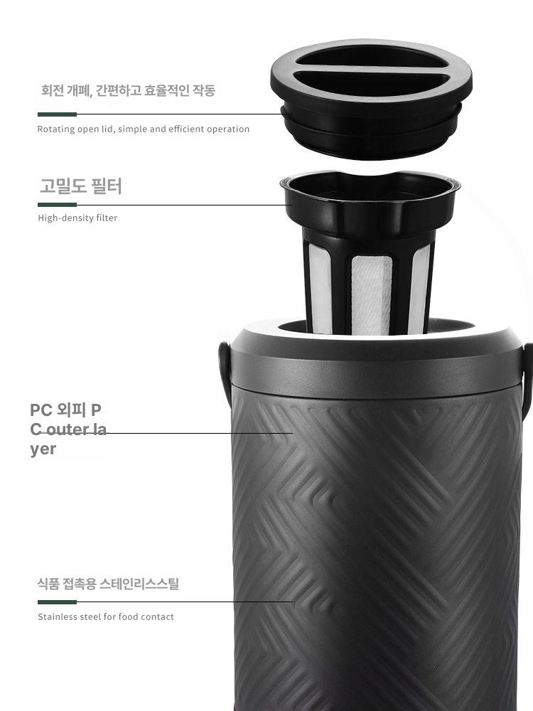 스테인리스 보온디스펜서 대용량 캠핑 음료 진공 단열 워터저그 보온통 보온보냉물통 - 상세 이미지 5