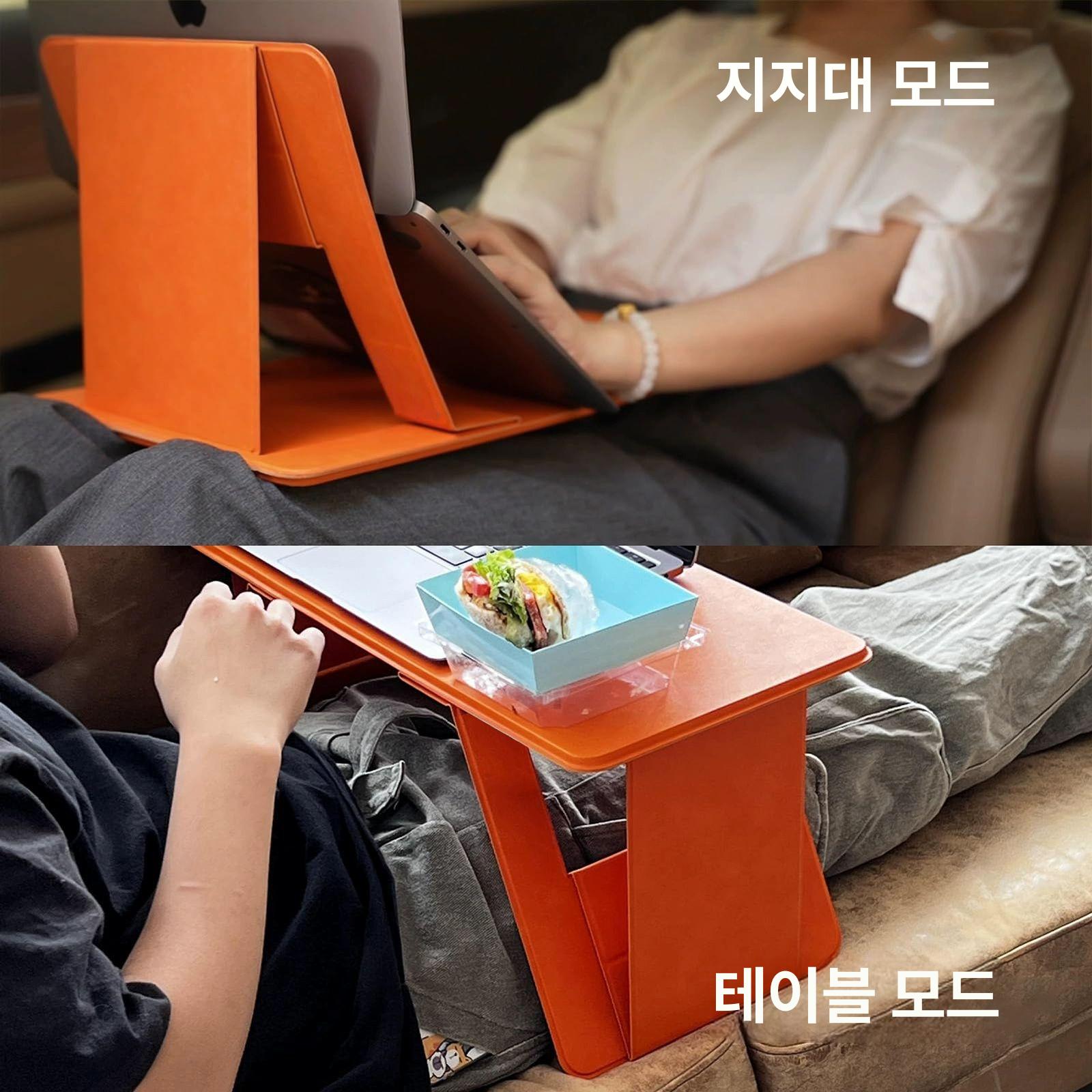 차량용노트북테이블 뒷자석 트레이 조수석 출장 식탁 운전석 간이 표준 거치대 수납 - 상세 이미지 2
