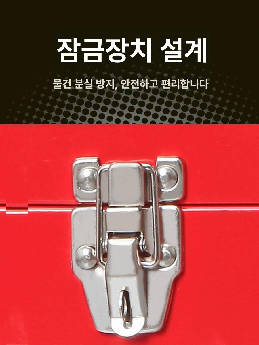 철제 공구함 서랍식 이동형 부품 정리 수납 캐비넷 공업용 정비용품함 - 상세 이미지 4