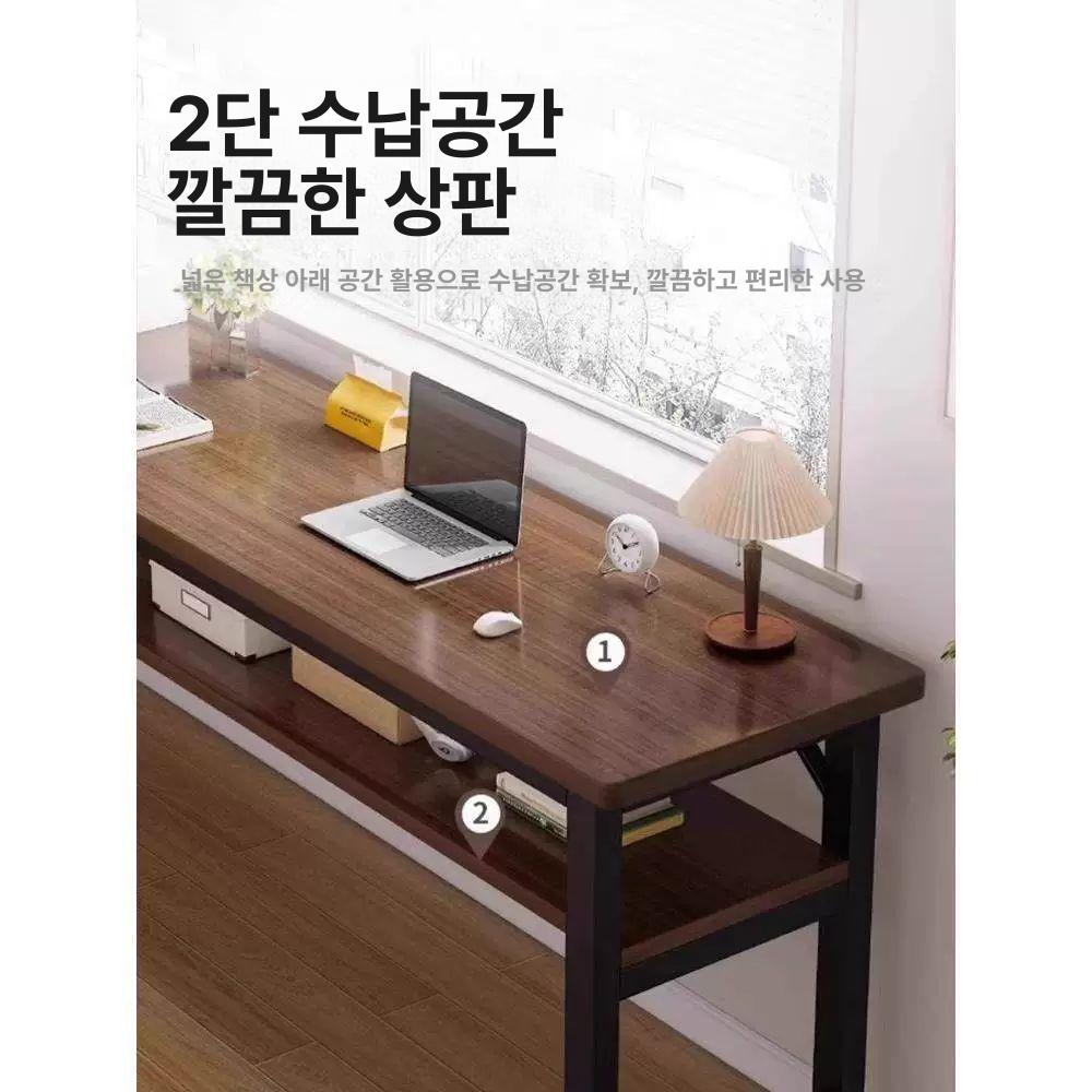 창가테이블 1인식사 좁고긴테이블 베란다 폭좁은책상 보조 거실 심플 사무실 모던 - 상세 이미지 3