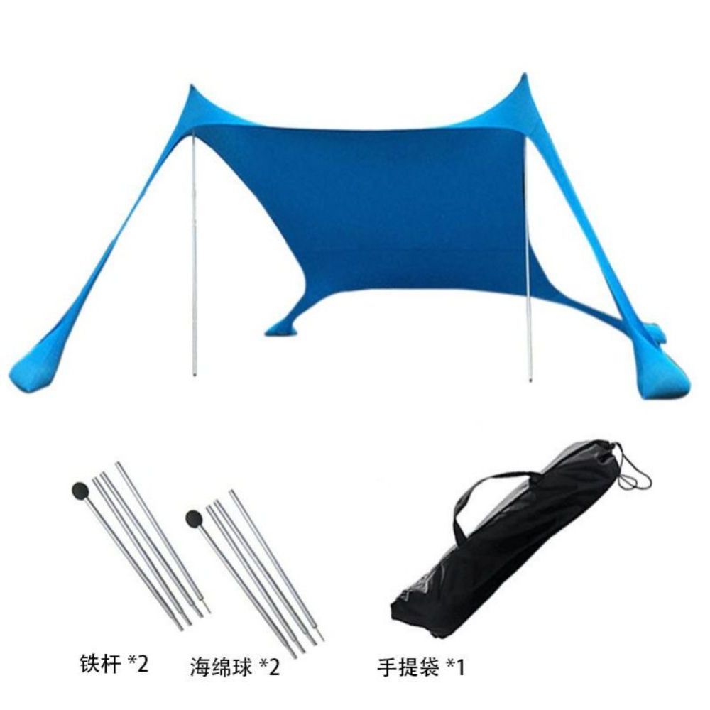 초경량 블랙코팅 타프 차광막 야외 렉타 텐트 차양 썬쉐이드 방수 그늘막 렉타타프 실타프 철 2 미터 세트 2x1.6m - 상품 이미지