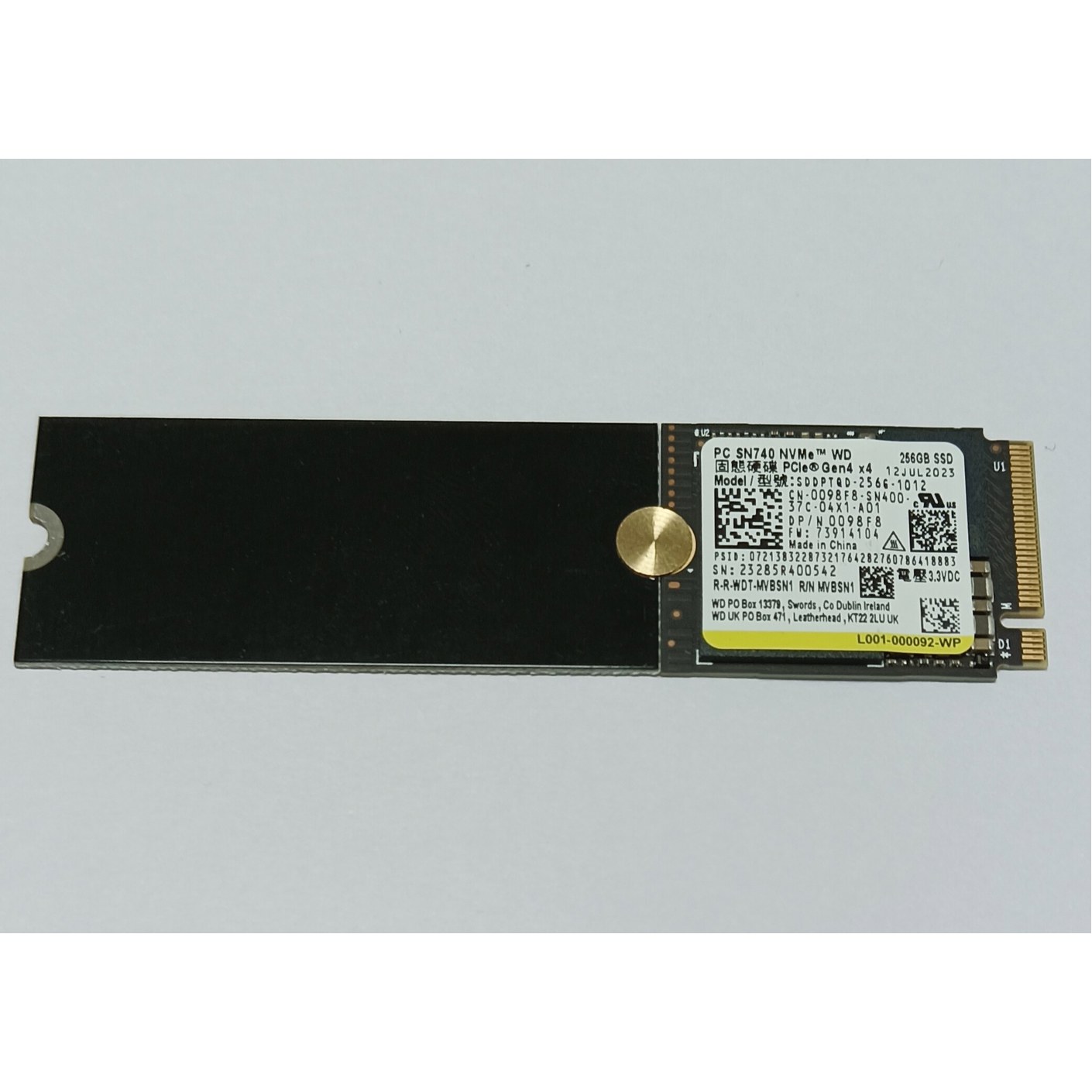 30MM D 4OEM SN740 256GB TAL GEN W 건흥CL12280128 GB OEM 건흥CL12280128 256GB - 상세 이미지 2