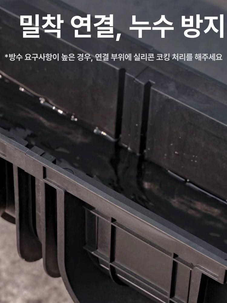수로관 우수관로 하수관 누수 트렌치 도랑 빗물받이 콘크리트 덮개 - 상세 이미지 4