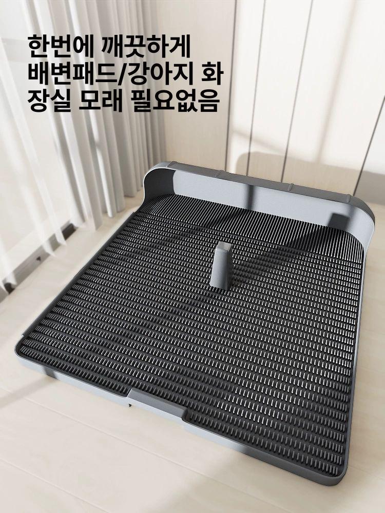 대형견 배변판 특대형 일체형 애견 배변매트 소변 배변훈련 강아지 중형 훈련용 - 상세 이미지 2