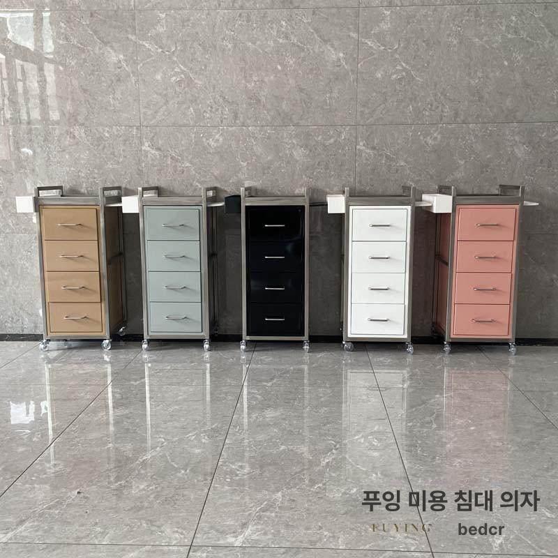 수납 정리함 서랍 선반 미용실트레이 보관 트롤리 도구 바버샵 정리대 다용도 - 상세 이미지 5