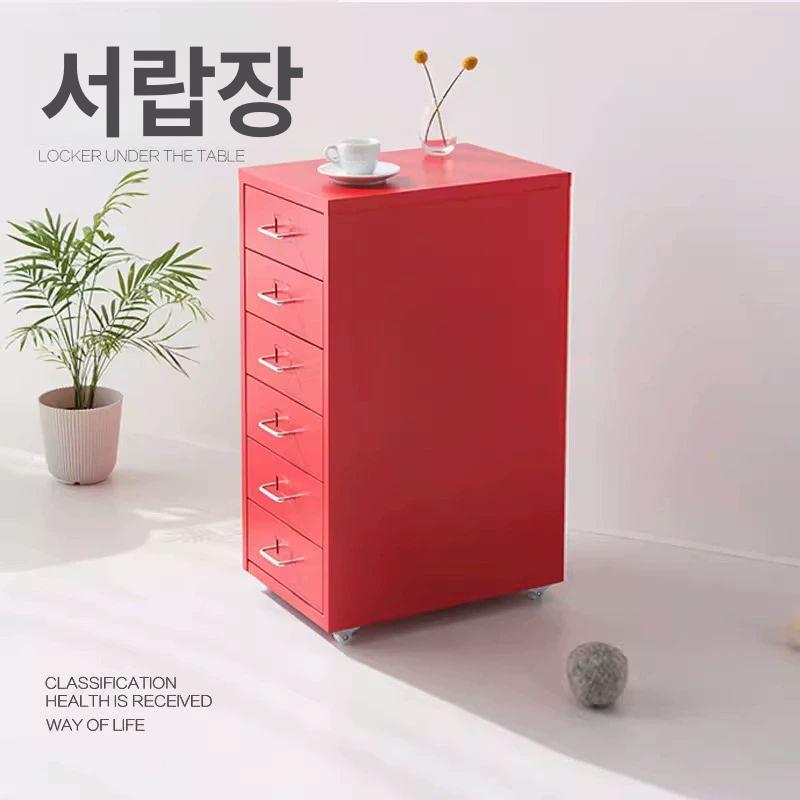 미니 침실서랍장 거실용 패브릭 안방 인테리어 원룸 정리함 다용도 조립 사이드 - 상세 이미지 4
