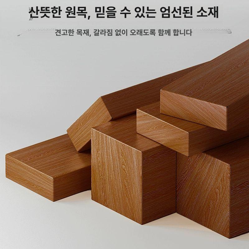 원목 기역자책상 서재 가정용 사무실 엘자형 학생 ㄱ자형 엘형 컴퓨터 사무용 - 상세 이미지 5