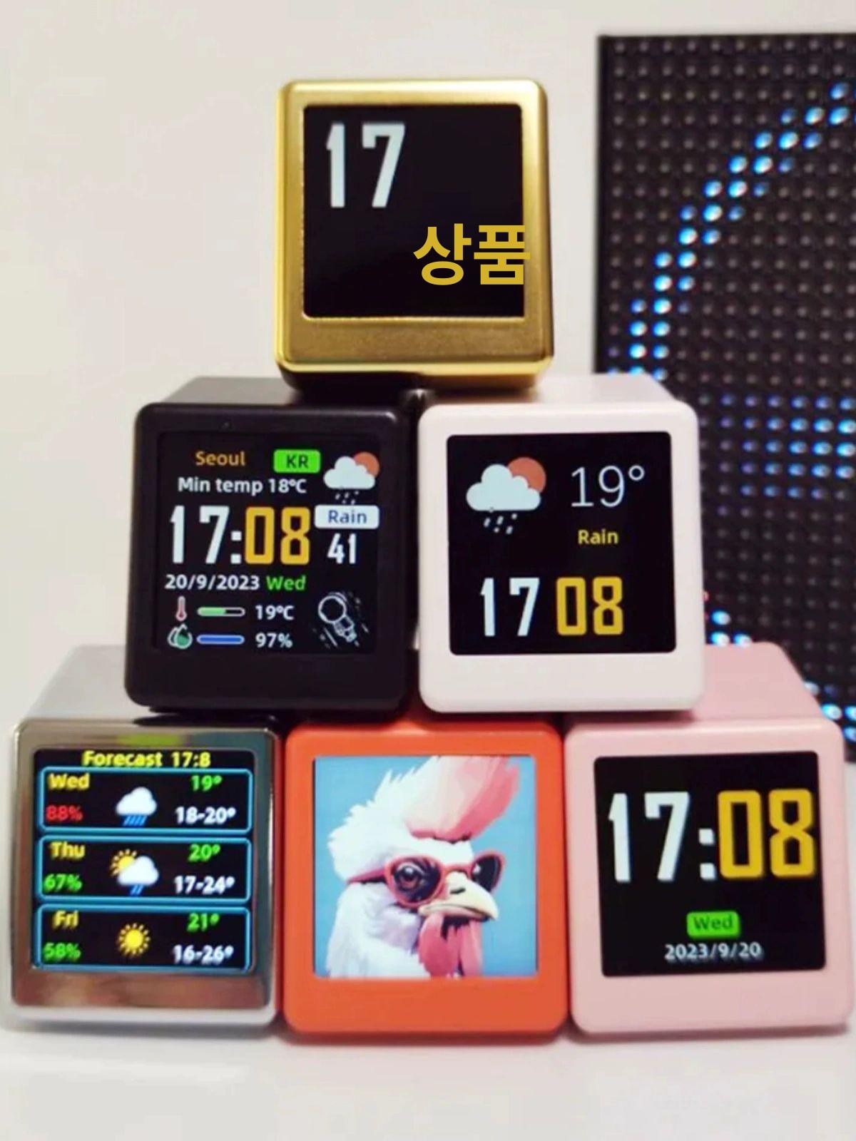 게임 데스크탑 분위기 조성 홀로우 로봇 피규어 액세서리 인테리어 장식품 세트 - 상세 이미지 2