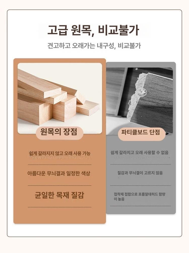 원목 코트랙 옷걸이 심플 나무 후크 건반 현관 스탠드 고정형ㅣ월넛 - 상세 이미지 5