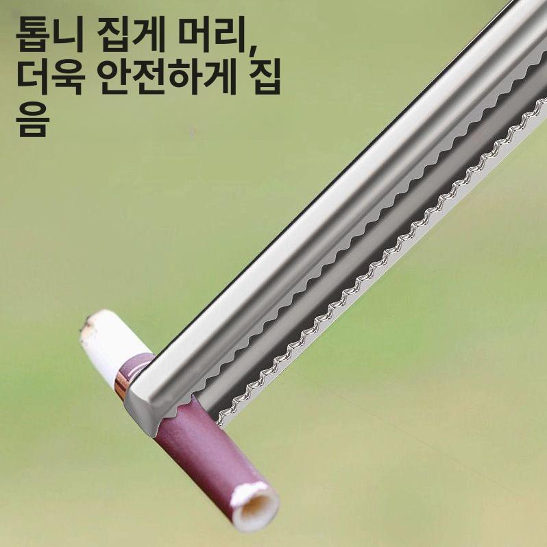 플로깅 집게 환경미화 야외용 롱집게 쓰레기 집어올리기 도구 다목적 악어형 핍 - 상세 이미지 4