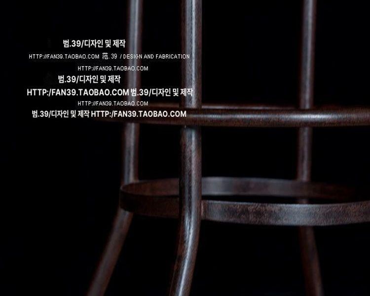 높이조절 바의자 카페 빈티지 등받이 클래식 디자인 미용실 레트로 네일샵 커피숍 - 상세 이미지 5
