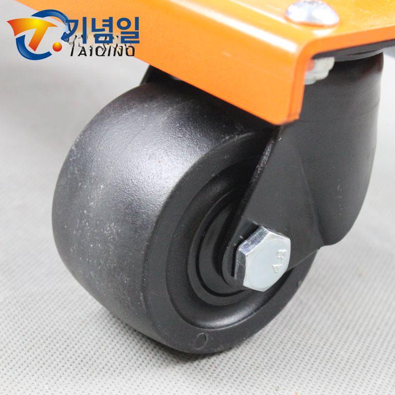 견인 휠돌리 이동기 운반기 기계식 바퀴 교체 타이어잭 산업용 리프트잭 차량이동 - 상세 이미지 4