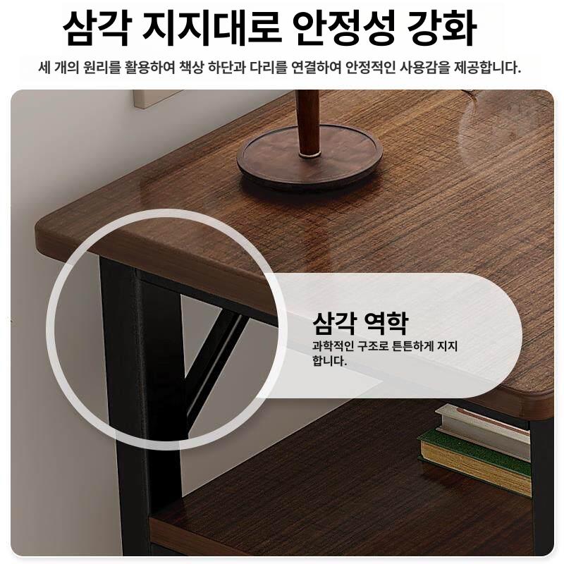폭좁은책상 창가테이블 길이 화분대 선반 - 상세 이미지 4