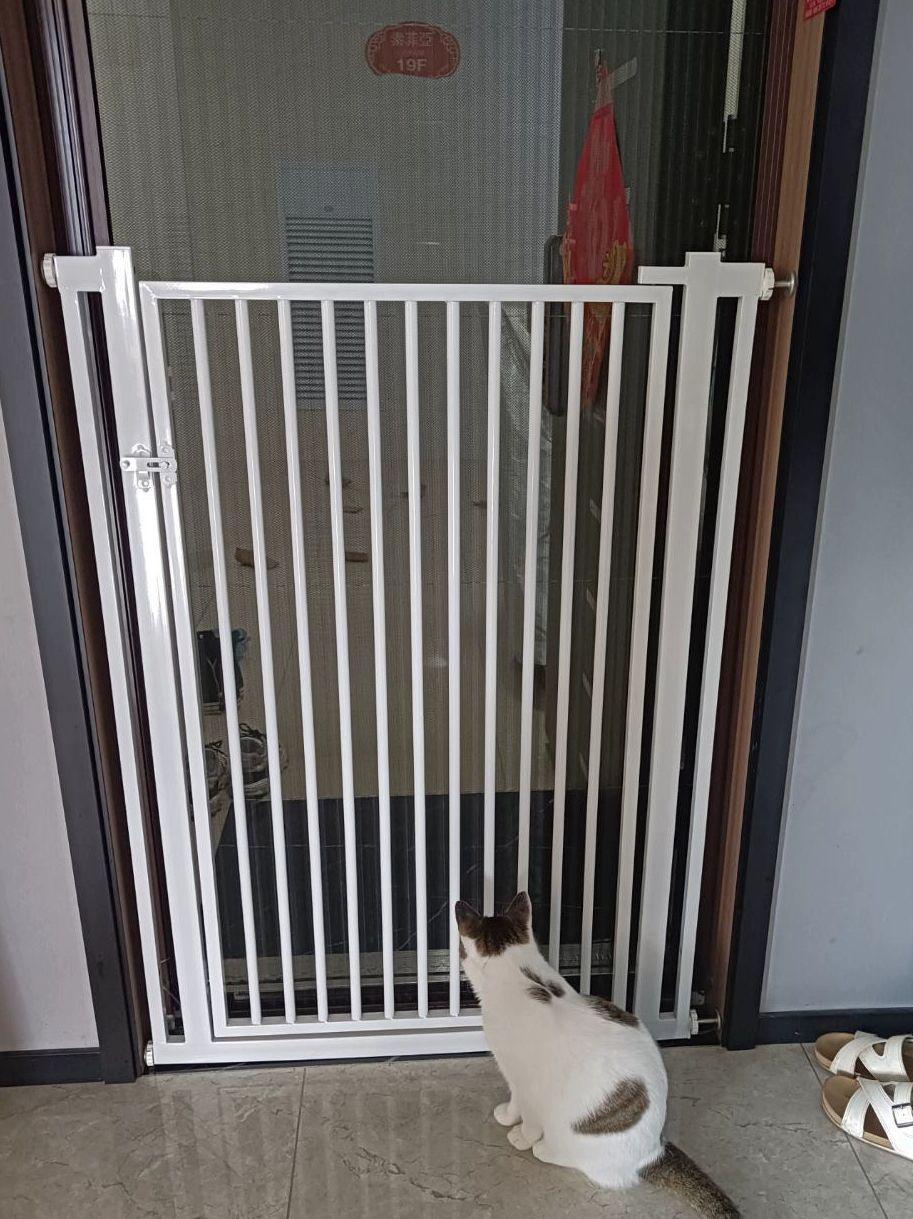 높은 울타리 안전 고양이 점프방지 펫도어 대형 강아지 중문 고양이방묘문 점프 애견 대형견 - 상세 이미지 4